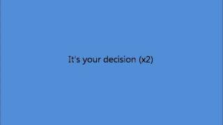 Alice in Chains-Your Decision (Lyrics)
