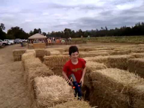 Nash Straw Bale Maze