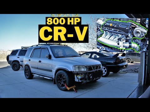 The Making of a 800HP SLEEPER Honda CR-V RD1!