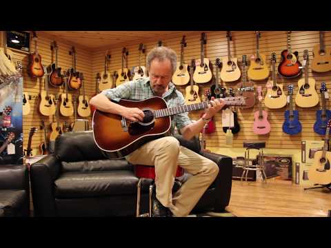 Martin HD-28V Acoustic Guitar Demo in Ambertone