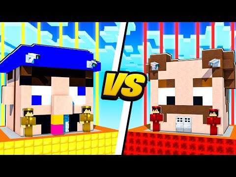 Jeffy vs Marvin MOST SECURE House Battle in Minecraft!