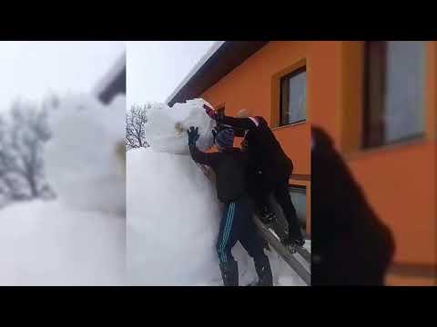 Velik snežak na Kamenščaku