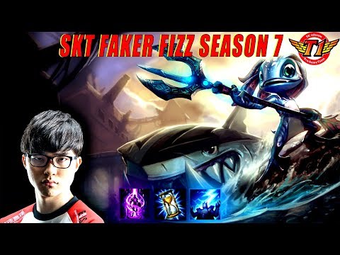 SKT T1 Faker Fizz vs Taliyah Season 7 League of Legends Pro Gameplay Patch 7.21
