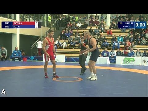 Round 5 GR - 69 kg: A. SAVIN (RUS) df. P. TOT (SRB) by forfeit, 0-0