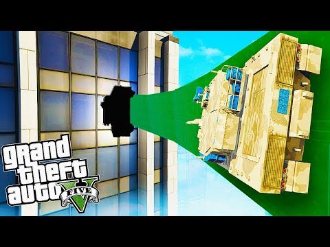 GTA 5 Ázijské Dierky - Neuveritelný Wallride na Tanku