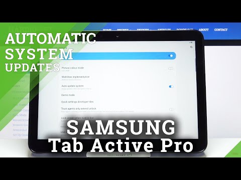 How to Activate Actualizations in SAMSUNG Galaxy Tab Active Pro – System Updates