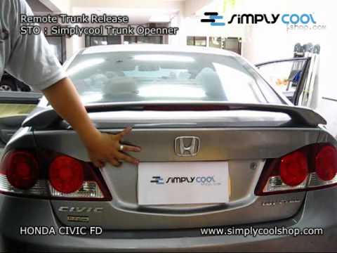 HONDA CIVIC FD with STO : Remote Trunk Release