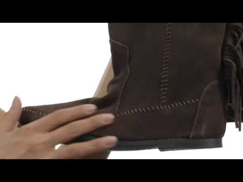 Minnetonka Over-The-Knee Fringe Boot  SKU#:8174012