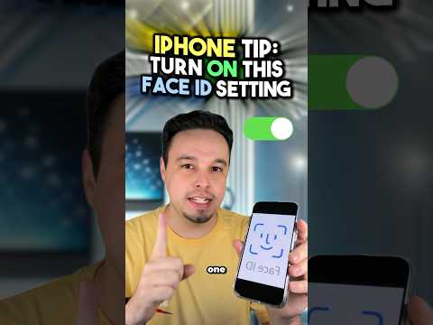 ✅ Turn ON this Face ID setting on your iPhone 🤩⚡️ #iphonetips #techshorts #iphoneshorts