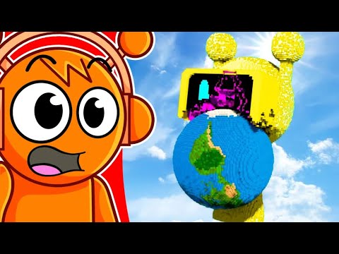 GIANT EARTH vs SPRUNKI (Funny Animations)
