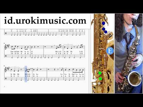 Cara Bermain Saksofon (Alto) Maroon 5 - Girls Like You ft. Cardi B Tutorial Tab um-i592