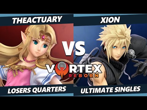 Vortex Legends 8 Losers Quarters - TheActuary (Zelda) Vs. Xion (Cloud) SSBU Ultimate Tournament
