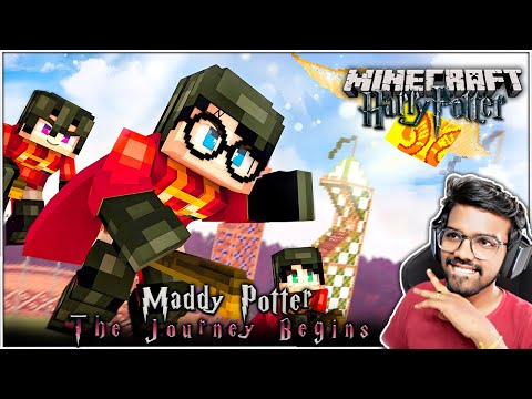Maddy Wizard is Coming 😎 | Minecraft Harry Potter | Maddy Telugu Gamer
