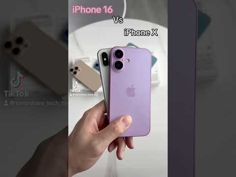 iPhone 16 VS iPhone X  #apple  #iphone #iphone16