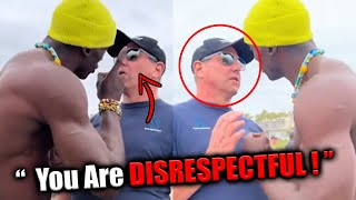 Man In Sun Glasses Tries To Check Man INSTANTLY Regrets It!