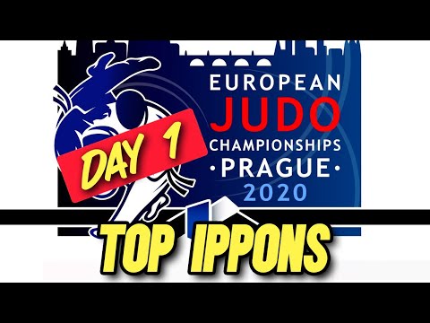 European Judo Championships 2020 Prague - TOP IPPONS [DAY 1]
