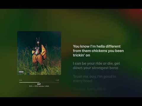 SZA - BMF (Lyrics)