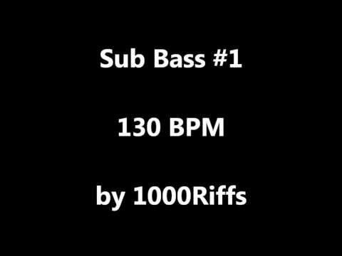 Sub Bass Kick Drum #1 : 130 BPM - Beats Per Minute