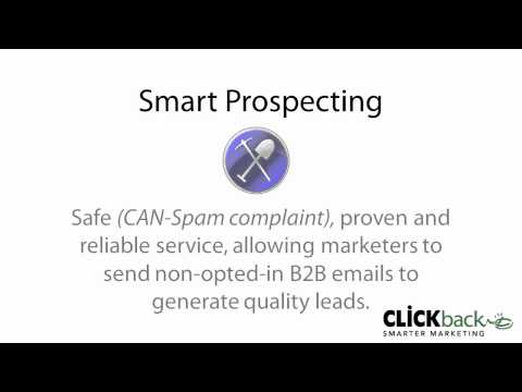 Clickback - Smarter Email Marketing demo