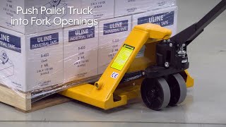 How to Use a Manual Pallet Jack Truck
