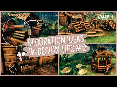 Valheim Build PART 2 - Decoration Ideas & Design Tips