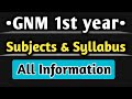 GNM Nursing 1st year total subjects/Syllabus & Exam pattern @NursingCriteria