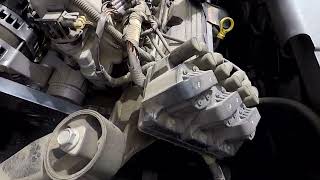 Buick Lucerne 3.8 Intake gasket replacement Part 1 Identifying leak and Cleaning