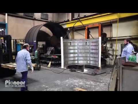 Casting a Very Large Babbitt Bearing