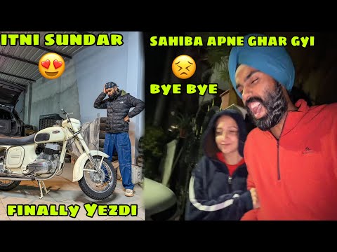 1 Crore saal baad hamari Yezdi Ready😍 Itni Zabardat ki Dil Khush❤️ Sahiba apne Ghar chli gyi 😣