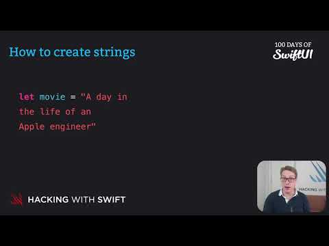 How to create strings – Swift for Complete Beginners
