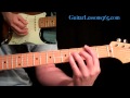 Panama Guitar Lesson Pt.2 - Van Halen - Chorus ...