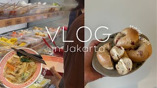 【VLOG】麻辣湯 in Jakarta|ベーグル作り|ジャカルタ生活