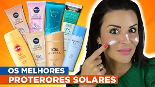 Melhores PROTETORES SOLARES do ANO!