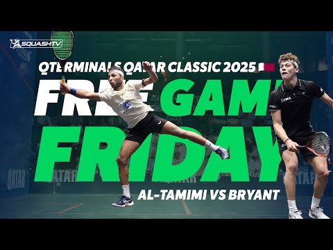 When squash becomes entertainment! Jonah Bryant vs Abdullah Al-Tamimi 🇶🇦
