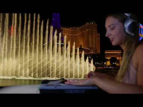 Eliza May - Scratching at Bellagio Fountain