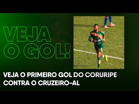 Veja o primeiro gol do Coruripe contra o Cruzeiro-AL pelo Campeonato Alagoano