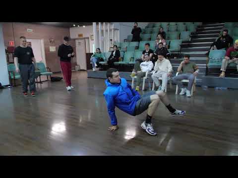 3x3 crew Phat Kats vs Bassoto - "ALL OPTION" break dance battle