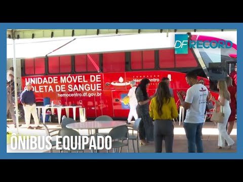 Hemocentro de Brasília lança serviço móvel de coleta de sangue