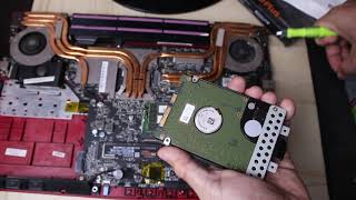 Video thumbnail for MSI GE62VR 6RF Apache Pro m.2 nvme storage upgrade hdd replacement windows 10 format by MrCobra