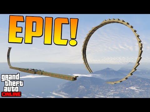 INCREÍBLE! MEGA SALTO ÉPICO!! - Gameplay GTA 5 Online Funny Moments
