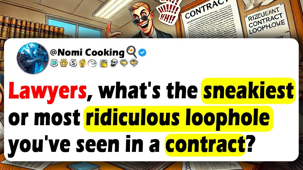 LAWYERS, What's The SNEAKIEST Or Most Ridiculous Loophole You've Seen In A CONTRACT?
