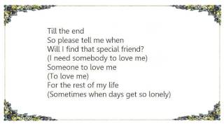 Honeyz - Somebody to Love Me Lyrics