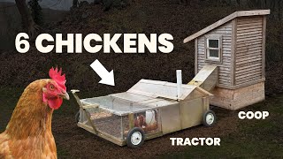 DIY Coop & Tractor for Six Chickens  (V2.0)