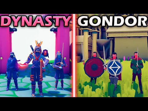 DYNASTY TEAM vs GONDOR - Totally Accurate Battle Simulator | TABS