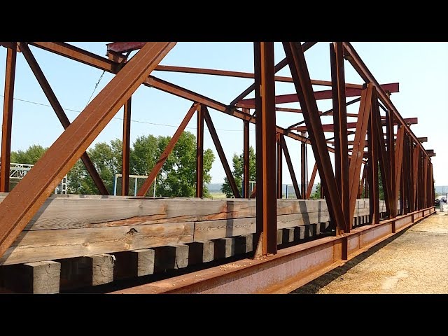 В Мегете ремонтируют автомобильный мост