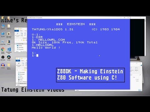 25 - Tatung Einstein programming in C using Z88DK