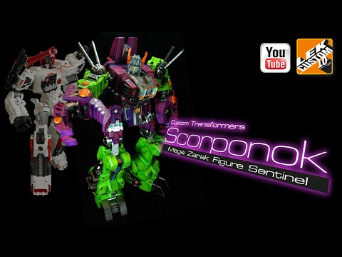 Custom Transformers Scorponok AKA Mega Zarak 58 cm. Sentinel Gigantic Figure by LEK Custom Toys 2014