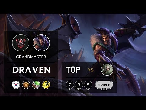 Draven Top vs Camille - KR Grandmaster Patch 9.20