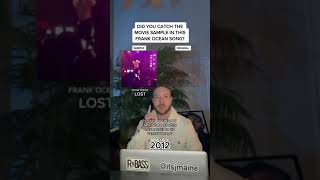 Did You Hear The Movie Sample In This Frank Ocean Song “Lost”? #shorts #frankocean #movie #sample