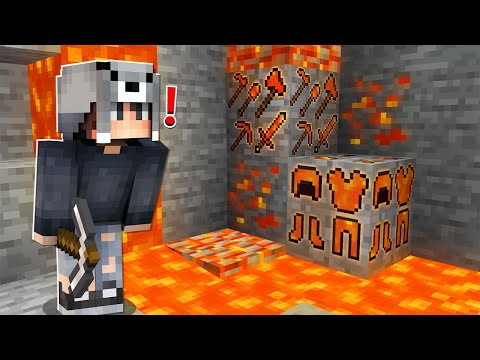 1000$ GİZLİ LAV MADEN - Minecraft